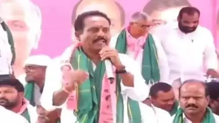 పటాన్​​చెరు: జిన్నారం జంగంపేట బాధిత రైతులకు న్యాయం చేయండి: జిల్లా యువత అధ్యక్షుడు జిన్నారం వెంకటేష్ గౌడ్