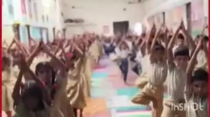 सुरगाणा: मोहपाडासह तालुक्यात शिक्षण विभागाच्या वतीने आंतराष्ट्रीय योग दिन उत्साहात साजरा