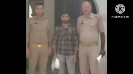 संभल: भामोरी पट्टी गांव से कैला देवी थाना पुलिस ने लंबे समय से फरार आरोपी को जान से मारने की नीयत से गिरफ्तार किया