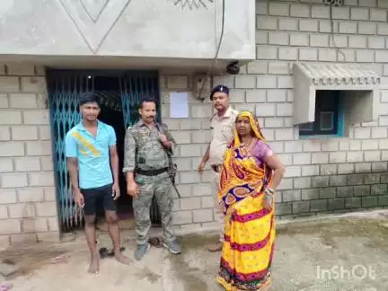 जयनगर: जयनगर पुलिस ने फरार अभियुक्त के घर पर चिपकाया इश्तहार