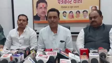 जबलपुर: महापौर ने की पत्रकार वार्ता, शहर के विकास कार्यों की दी जानकारी