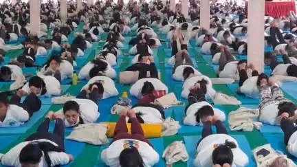 જામજોધપુર: જામજોધપુરમાં વિશ્વ યોગ દિવસ ની ભવ્ય ઉજવણી કરવામાં આવી