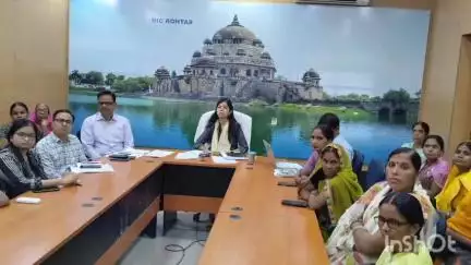 सासाराम: सासाराम, रोहतास में जिला पदाधिकारी और अन्य पदाधिकारियों की मौजूदगी में वीडियो कांफ्रेंस के माध्यम से बैठक की गई