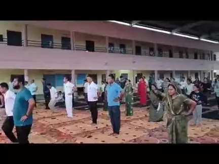 छोटीसादड़ी: हरीश साधना बालिका विद्यालय में अंतरराष्ट्रीय योग दिवस मनाया गया, पीएम मोदी का लाइव कार्यक्रम देखा गया