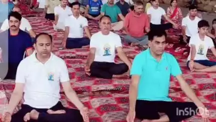 अटरू: अटरू की कृषि उपज मंडी में मनाया गया 11वाँ अंतरराष्ट्रीय योग दिवस