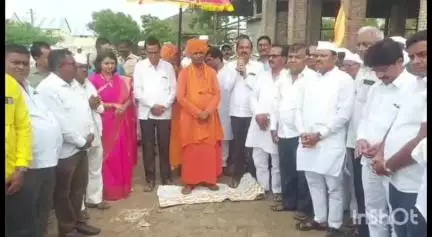 श्रीरामपूर: श्रीक्षेत्र सरला बेट ते पंढरपूर पायी दिंडी सोहळ्याचे श्रीरामपूर बाजार समितीमध्ये उत्साहात स्वागत