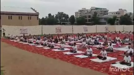 नाथद्वारा: नाथद्वारा में रिमझिम फुहारों के बीच किया गया योगोभ्यास, विविध योगासनों का अभ्यास और प्रधानमंत्री का संबोधन