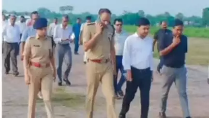 मुशहरी: उपराष्ट्रपति के मुजफ्फरपुर आगमन को लेकर डीएम, एसएसपी एवं नगर आयुक्त ने पताही एयरपोर्ट कार्यक्रम स्थल का निरीक्षण किया