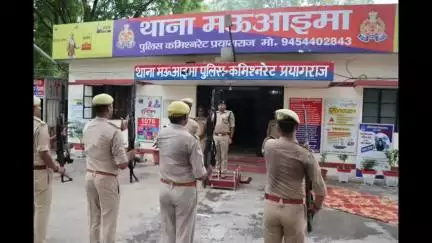 सोरांव: पुलिस उपायुक्त गंगानगर ने थाना मऊआईमा का किया वार्षिक निरीक्षण, संबंधित को दिए आवश्यक दिशा निर्देश