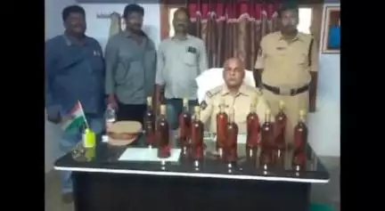 కావలి: కావలిలో మద్యం బాటిళ్ల సీజ్