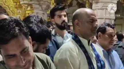 भदेसर: सांसद सीपी जोशी ने मंडफिया स्थित भगवान सांवलिया सेठ के मंदिर में किए दर्शन, भैरवजी की परिक्रमा कर लिया आशीर्वाद