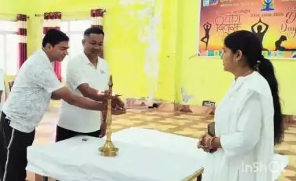 चंदवारा: केटीपीएस में 11वां अंतरराष्ट्रीय योग दिवस उल्लासपूर्वक मनाया गया