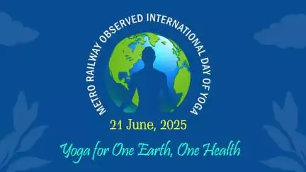 #Internationaldayofyoga was observed in Metro Railway, Kolkata.
#IDY2025
#MOAYUSH