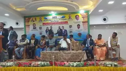 திருப்பத்தூர்: ரயில்வே ஸ்டேஷன் ரோடு பகுதியில் ரோட்டரி சங்கம் சார்பில் புதிய நிர்வாகிகள் பதவியேற்பு விழா - முன்னாள் அமைச்சர் பங்கேற்பு