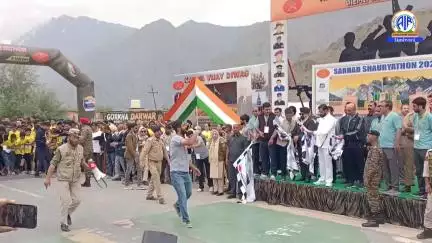 Sarhad Shauryathon 2025 Held at Kargil War Memorial with Participation of Over 2,500 Athletes from Across India