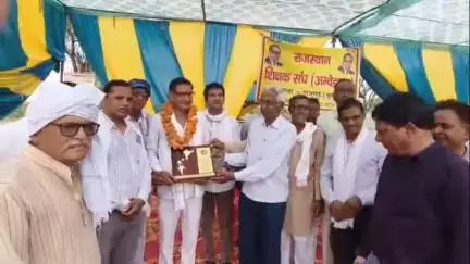 राजगढ़: मानसिंह मेहरा के प्रदेश उपाध्यक्ष निर्वाचित होने पर शिक्षक संघों और अधिकारियों ने सादुलपुर में किया स्वागत एवं अभिनन्दन