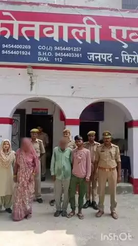 जसराना: दहेज प्रताड़ना के मामले में फरार तीन आरोपियों को एका पुलिस ने कठेरिया मोहल्ला से किया गिरफ्तार