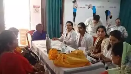बरघाट: बरघाट के ग्राम धारना में स्वास्थ्य जांच शिविर का आयोजन किया गया
