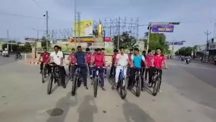 కర్నూలు: దినచర్యలో సైక్లింగ్ ను భాగం చేసుకోవాలి: యోగ ఫెడరేషన్ ఆఫ్ ఇండియా కార్యవర్గ సభ్యుడు అవినాష్ శెట్టి