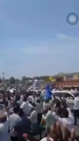 రెంటపాళ్లలో మృతుడు సింగయ్య మాజీ ముఖ్యమంత్రి జగన్ కారు కింద పడిన దృశ్యాలు