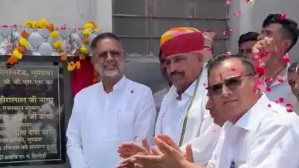 खींवसर: ऊर्जा मंत्री हीरालाल नागर ने खींवसर के हिलोड़ी में नवीन GSS का किया लोकार्पण, बिजली की समस्या से मिलेगी बड़ी राहत