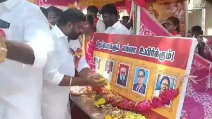 சிவகங்கை: விஜய் பிறந்த நாளை முன்னிட்டு மேலூர் சாலையில் கோலாகல கொண்டாட்டம்