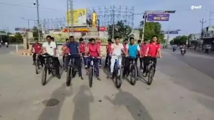 కర్నూలు: దినచర్యలో సైక్లింగ్ ను భాగం చేసుకోవాలి : యోగ ఫెడరేషన్ ఆఫ్ ఇండియా కార్యవర్గ సభ్యుడు అవినాష్ శెట్టి