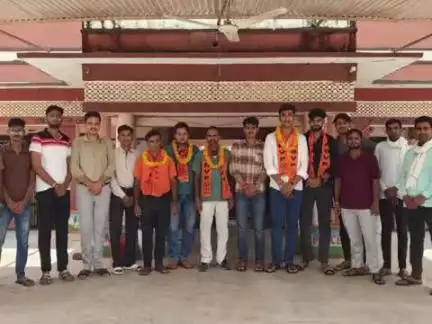 निवाई: उप तहसील दतवास में ABVP द्वारा 9वें नगर बनने पर कार्यकारिणी की घोषणा की गई