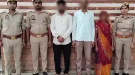 गाज़ीपुर: नंदगंज थाने की पुलिस ने दहेज हत्या के आरोप में सास, ससुर और पति को सौरम के घर से किया गिरफ्तार