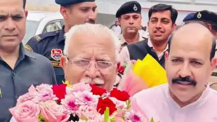 जगाधरी: लोहगढ़ साहिब पहुंचे केंद्रीय मंत्री मनोहर लाल खट्टर, बंदा सिंह बहादुर कार्यालय का किया लोकार्पण