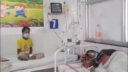 छिंदवाड़ा नगर: गलघोंटू से पीड़ित एक ही परिवार के 2 बच्चों की मौत; 2 का ज़िला अस्पताल में इलाज जारी, सांसद विवेक बंटी साहू ने जाना हाल