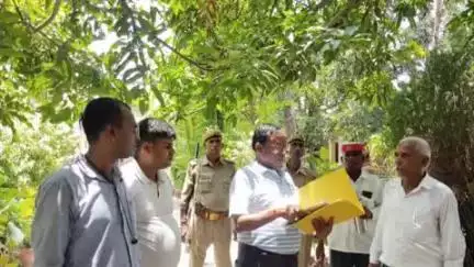 मधुबन: मधुबन के एसडीएम ने बाढ़ संभावित क्षेत्रों का किया दौरा, ली जानकारी