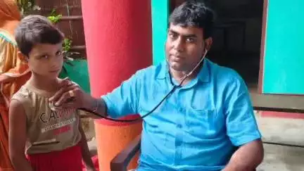 बैरगनियां: नंदवाड़ा पंचायत में मेडिकल कैंप का आयोजन, 400 मरीजों का हुआ इलाज