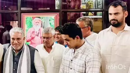 चरखी दादरी: हरियाणा के कैबिनेट मंत्री कृष्णलाल पंवार च.दादरी पहुंचे, कबड्‌डी एसोसिएशन के पदाधिकारियों से की मुलाकात