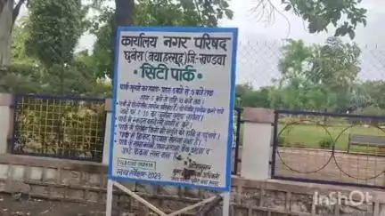 हरसूद: सिटी पार्क में उगी बड़ी घास से जहरीले जीव-जंतुओं का खतरा