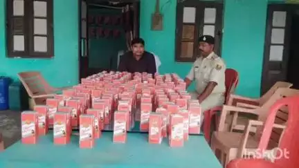 पतरघट: पस्तपार पुलिस ने किशनपुर चौक से गुप्त सूचना पर भारी मात्रा में अंग्रेजी शराब बरामद की