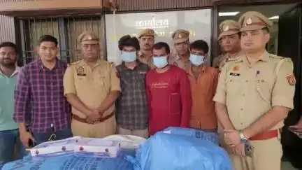 फतेहाबाद: शमशाबाद पुलिस ने मुठभेड़ में पकड़े गए बदमाश के तीन साथियों को रेलवे अंडर पास के पास से दबोचा, सामान बरामद