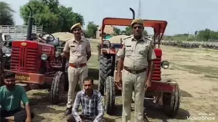 भीनमाल: रामसीन पुलिस ने अवैध बजरी से भरी 2 ट्रैक्टर-ट्रॉलियों को किया ज़ब्त, 2 आरोपी गिरफ्तार
