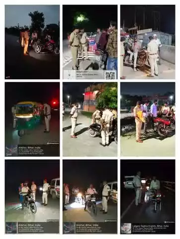 कटिहार जिलान्तर्गत आमजनों की सुरक्षा एवं अपराध नियंत्रण हेतु पूरे जिले में विशेष वाहन चेकिंग/रोको टोको अभियान जारी......