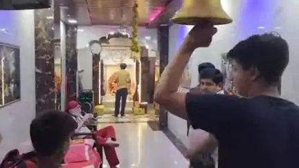 खंडवा नगर: खंडवा के आशापुरा मंदिर में महा आरती का आयोजन किया गया