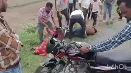 मेहगांव: मेहगांव थाना क्षेत्र: सोनी गांव के पास चौधरी पेट्रोल पंप पर गाय की टक्कर से बाइक सवार देवर-भाभी घायल