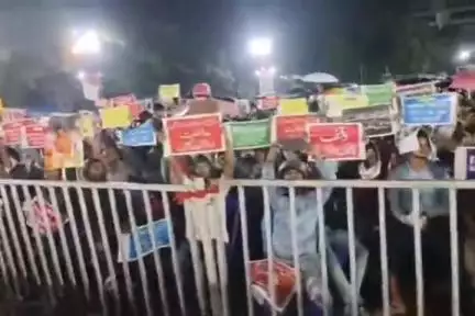 ओरमांझी: रांची के बरियातू पहाड़ी मैदान में वक्फ संशोधन कानून के विरोध में विशाल जनसभा का आयोजन