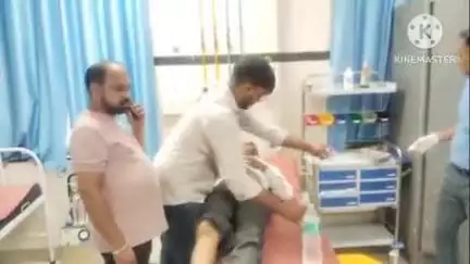 डीडवाना: नागौर रोड पर जिला कलेक्टर कार्यालय के पास हुआ हादसा, पति और पत्नी हुए घायल