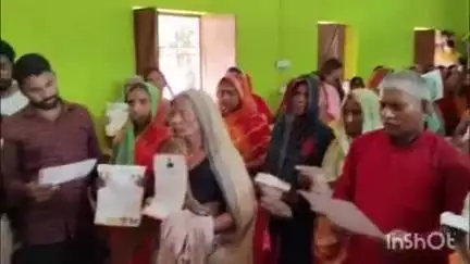 बड़हरा: बड़हरा विधायक की मौजूदगी में अलग-अलग जगह पर संकल्प सभा का आयोजन किया गया