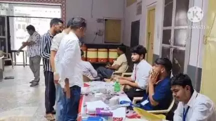 नावां: मारोठ में हुआ विशाल रक्तदान शिविर, युवाओं में रक्तदान के प्रति खासा उत्साह