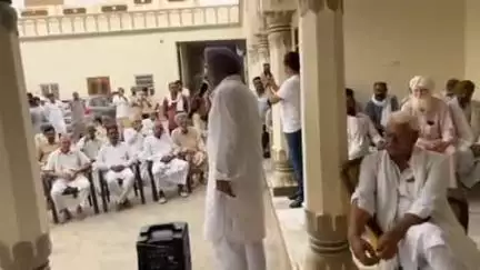श्रीकरणपुर विधायक ने ग्रामीण क्षेत्र में किया प्रचार, 24 जून को आंदोलन में श्रीगंगानगर पहुंचने की अपील की