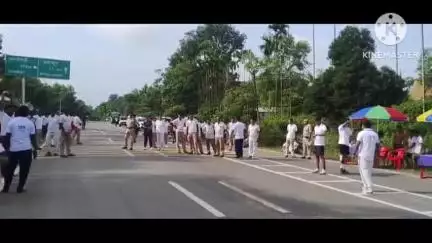 বিলোনিয়া: দক্ষিণ জেলা এই প্রয়াস নিয়ে জেলা আরক্ষা দপ্তরের উদ্যোগে অনুষ্ঠিত হয় রান ফর ইউনিট