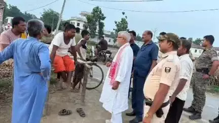 सुप्पी: बिहार सरकार के मंत्री पहुंचे नरहा गांव, सुनी लोगों की समस्याएँ
