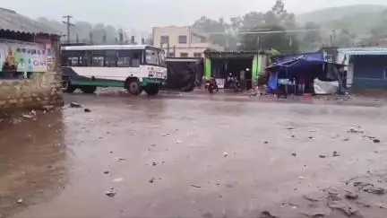 పాడేరు నియోజకవర్గంలో మోస్తారు వర్షం, పెదబయలు మండలంలో దంచి కొట్టిన వాన