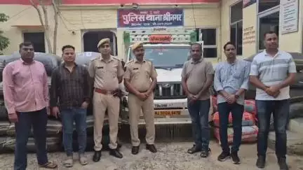 नसीराबाद: श्रीनगर पुलिस और स्पेशल टीम की बड़ी कार्रवाई, 40 लाख रुपए की कीमत का अवैध डोडा पोस्त किया गया ज़ब्त